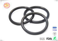 Anéis-O padrão pretos de FKM com resistência alta do ácido e do oxigênio