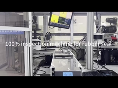 100% de inspecção das buchas de borracha