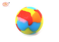 Bola macia Bouncy colorida à prova de água da borracha de silicone de FDA