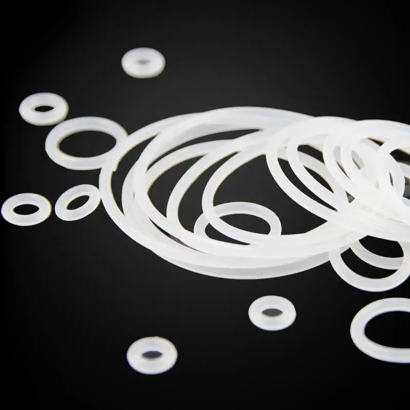 Anel-O reencadernado excelente transparente do silicone do espaço livre da resistência para o produto da eletrônica