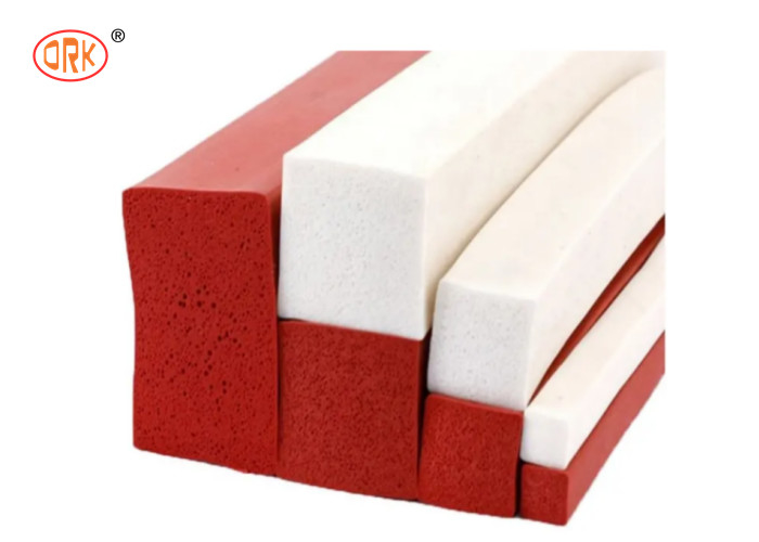 Silicone vermelho esponja de borracha expulsa O Ring Seal Cord da espuma da tira