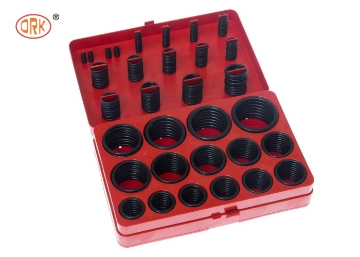 Anéis-O Leakproof pretos de 382pcs NBR em O amarelo azul vermelho Ring Kits para o caminhão