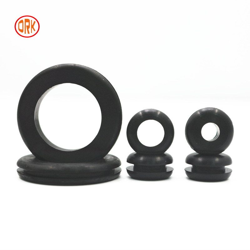 Proteção de fio de segurança Grommet Anel Neoprene CR Partes moldadas de borracha compatíveis com bombas e válvulas