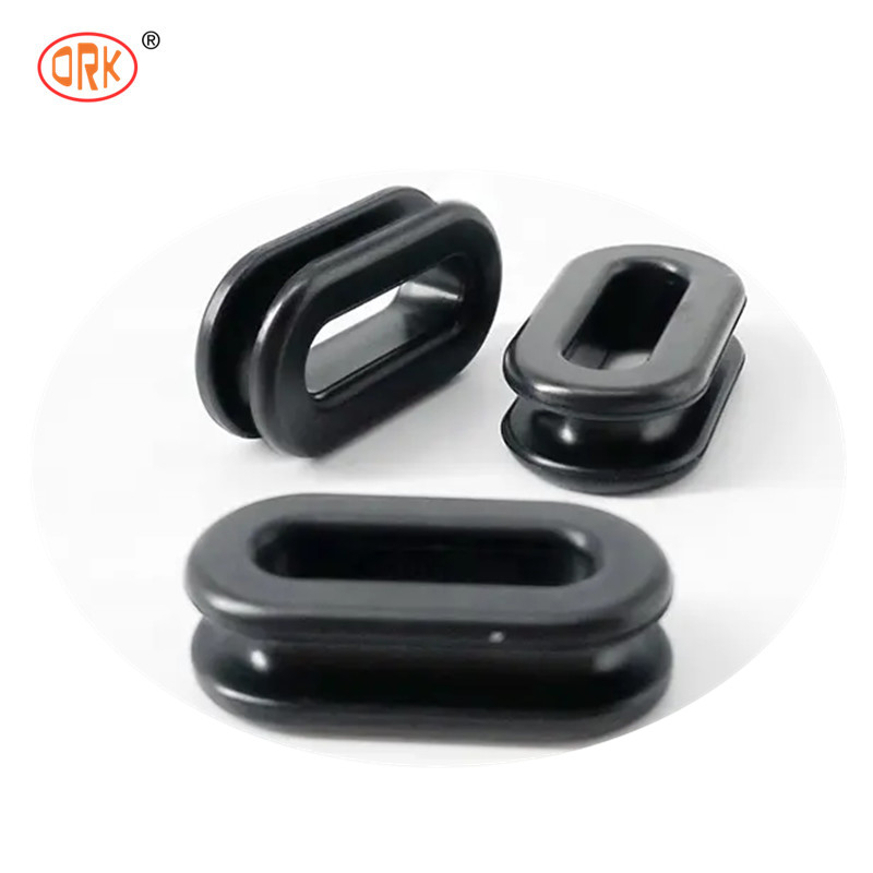 ORK Partes moldadas de borracha FDA Certificado Não tóxico Grommets de borracha de silicone Resistência à tração 1000 PSI