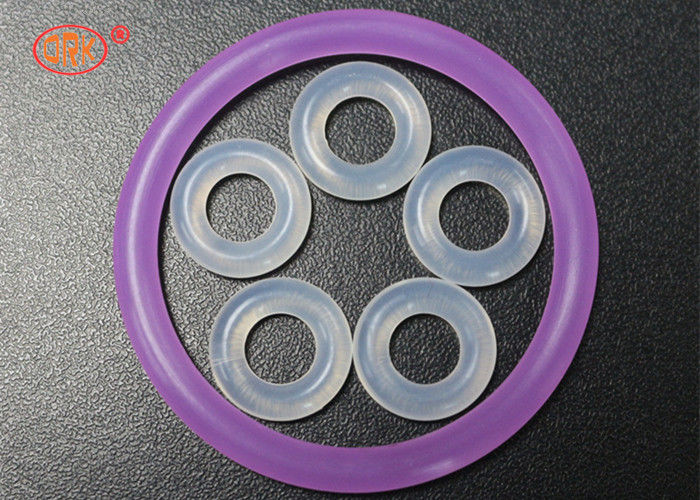 FDA coloriu os anéis-O métricos AS568 do anel-O claro de borracha do silicone padrão