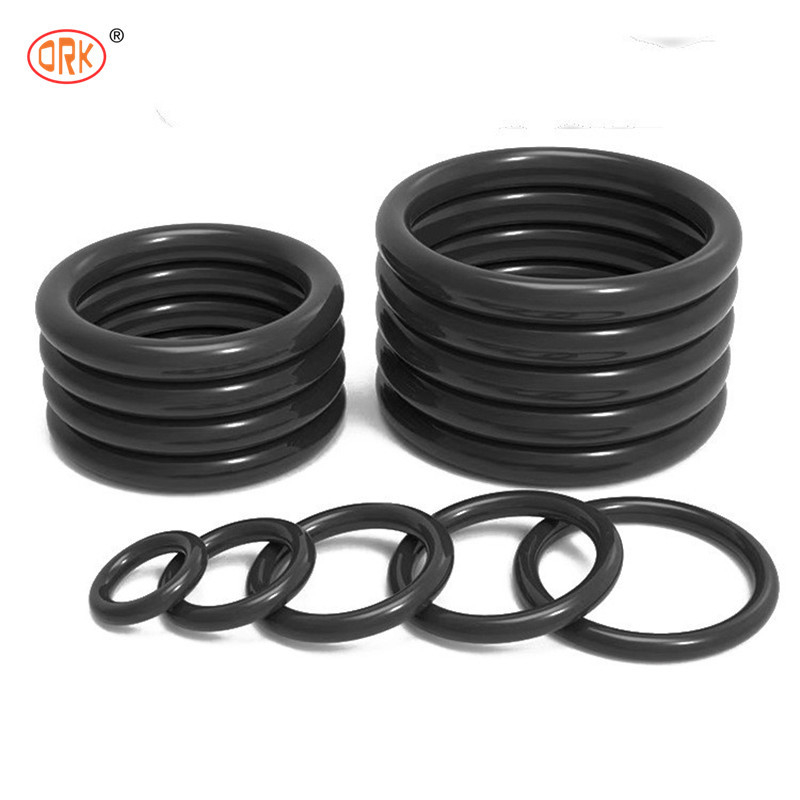 70 Shore Um selo de borracha 13 mm Anel de silicone preto para requisitos de compatibilidade química