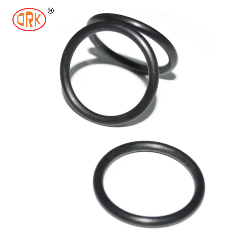 70 Shore Um selo de borracha 13 mm Anel de silicone preto para requisitos de compatibilidade química
