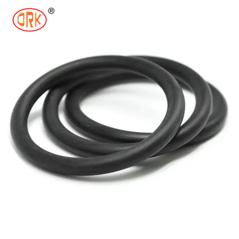 70 Shore Um selo de borracha 13 mm Anel de silicone preto para requisitos de compatibilidade química