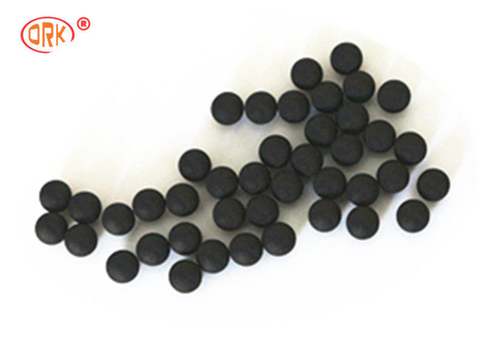 Cor 15mm preta contínua macia pequena da bola 5mm 9mm 10mm da borracha de silicone