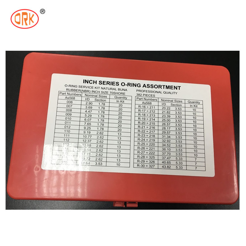 PG Standard Metric Matte 90 Durometer O Ring Kit Assortment 397 Peças Kit de anéis O hidráulicos