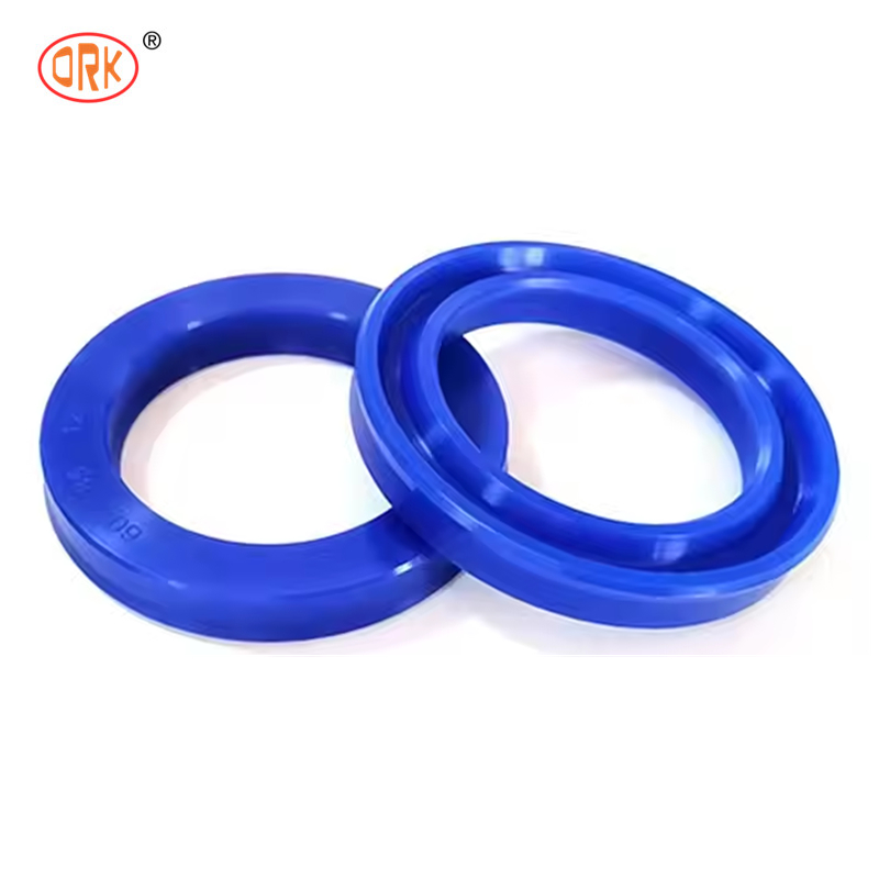 Selo de anel azul NBR U Cup para cilindros hidráulicos com excelente resistência à abrasão e boa resistência ao rebote