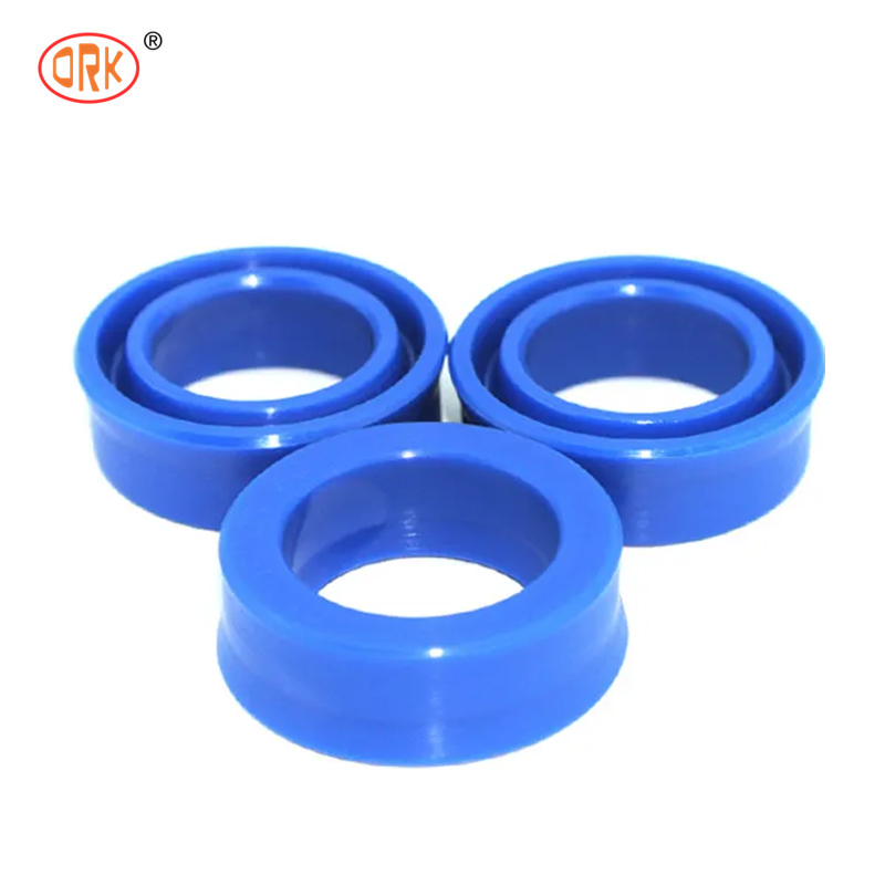 Selo de anel azul NBR U Cup para cilindros hidráulicos com excelente resistência à abrasão e boa resistência ao rebote