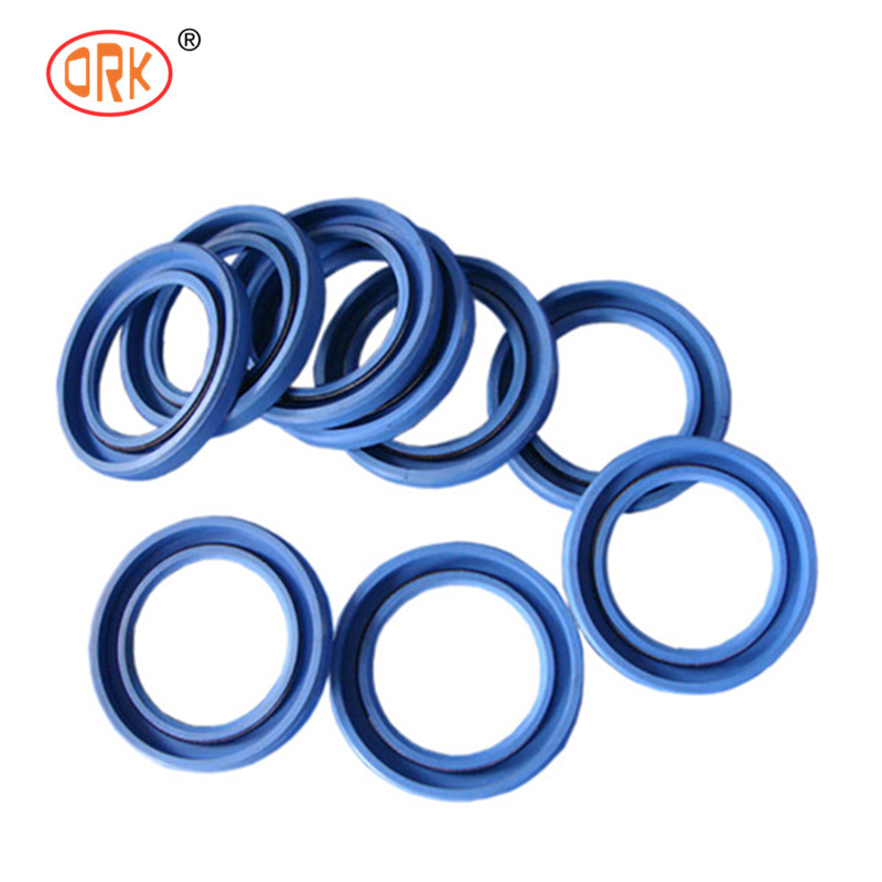 Selo de anel azul NBR U Cup para cilindros hidráulicos com excelente resistência à abrasão e boa resistência ao rebote