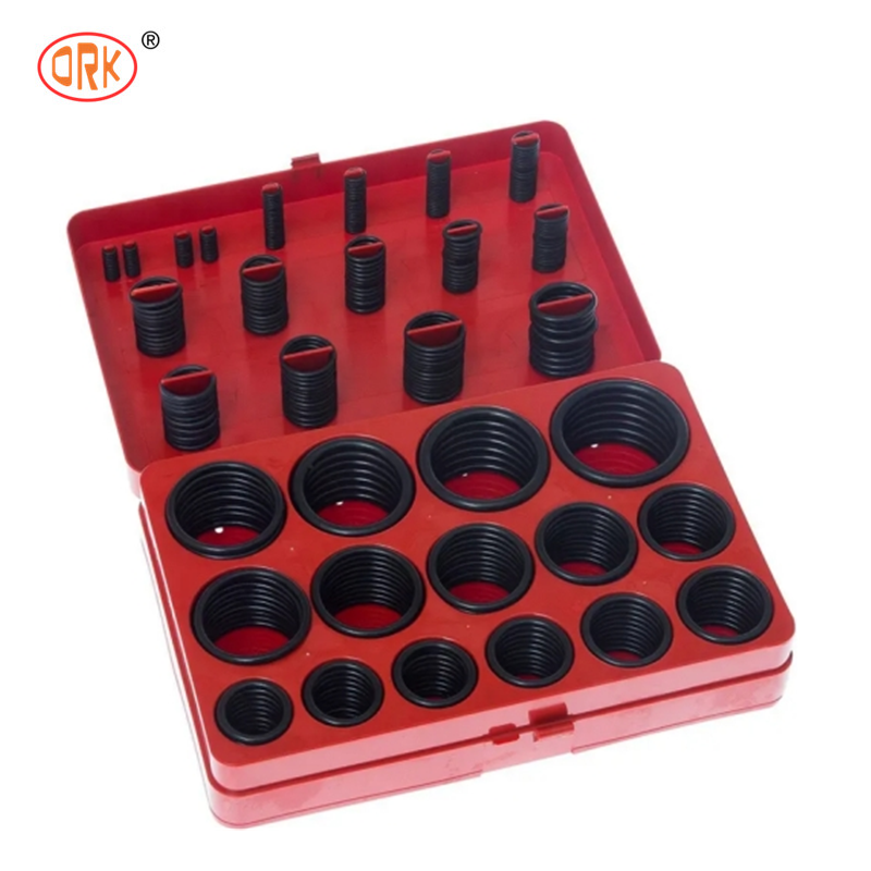 Kit de O Ring de Nitrilo NBR, Conjunto de O-Ring de Borracha Multimaterial, Anéis de Vedação à Prova de Vazamentos, Adequado para Manutenção Automotiva, de Escavadeiras e de Tubulações