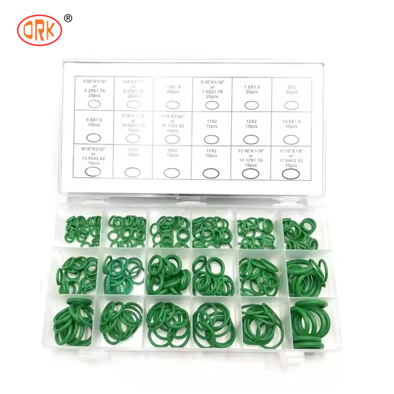 Kit de O Ring de Nitrilo NBR, Conjunto de O-Ring de Borracha Multimaterial, Anéis de Vedação à Prova de Vazamentos, Adequado para Manutenção Automotiva, de Escavadeiras e de Tubulações