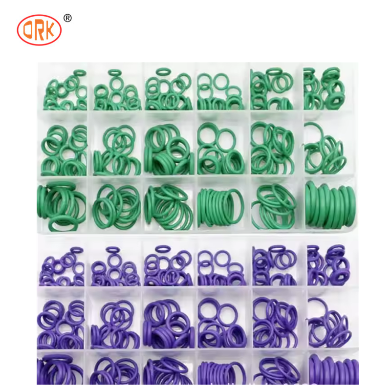 Kit de O Ring de Nitrilo NBR, Conjunto de O-Ring de Borracha Multimaterial, Anéis de Vedação à Prova de Vazamentos, Adequado para Manutenção Automotiva, de Escavadeiras e de Tubulações